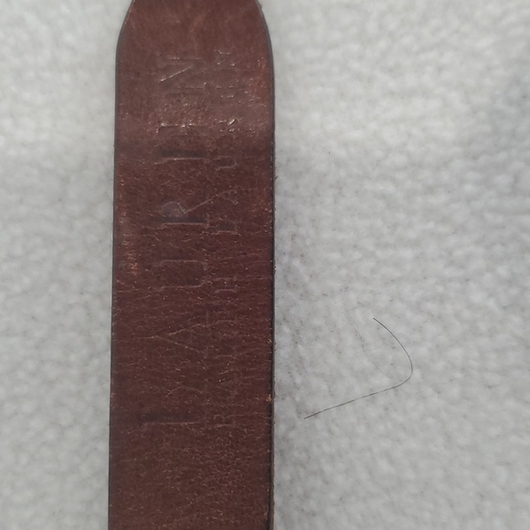 Ralph Lauren brown leather braided belt Size 32 1/2" - 35" - Picture 7 of 10